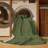 Machine Washable Solid Green Area Rug-1984663897
