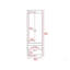 Armoire 2 tiroirs gris clair-895835070