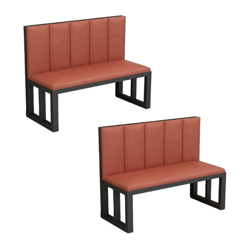 Banc rembourré en similicuir restaurant Cafe Cafe