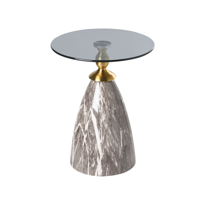 Pedestal End Table