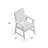 Moroney 4 - Person Patio Dining Set with Square Table-134093430-134093425