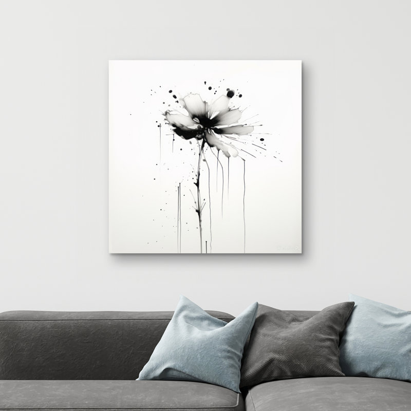 Exploding flower - 32"x32" art on canvas