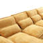Grand canapé modulaire en U en tissu de chenille uni UNI-2015890705
