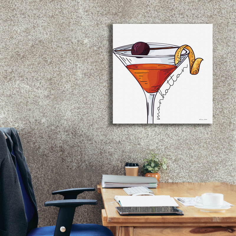  «Manhattan» par Susan Ball, art mural sur toile, 26 po x 26 po, H 26 po x l 26 po