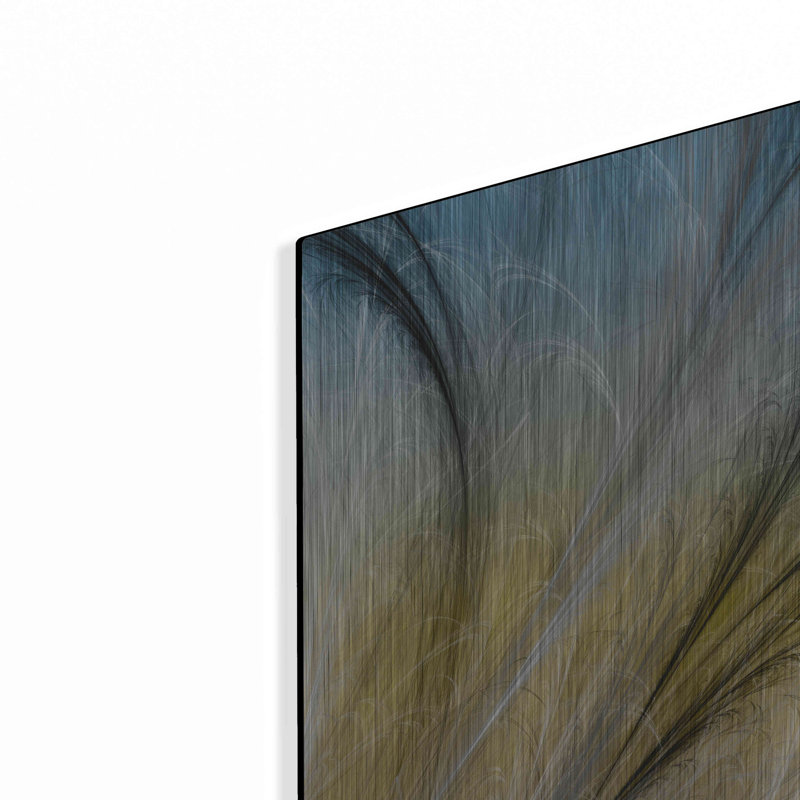 «Fountain Grass IV» par James Burghardt - impression sans cadre sur métal, H 24 po x l 12 po x P 0,2 po
