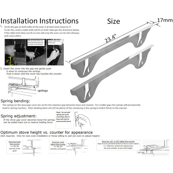 Dimensions du produit