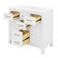 Armoire de salle de bain autoportante moderne avec tiroirs et armoires-118016966