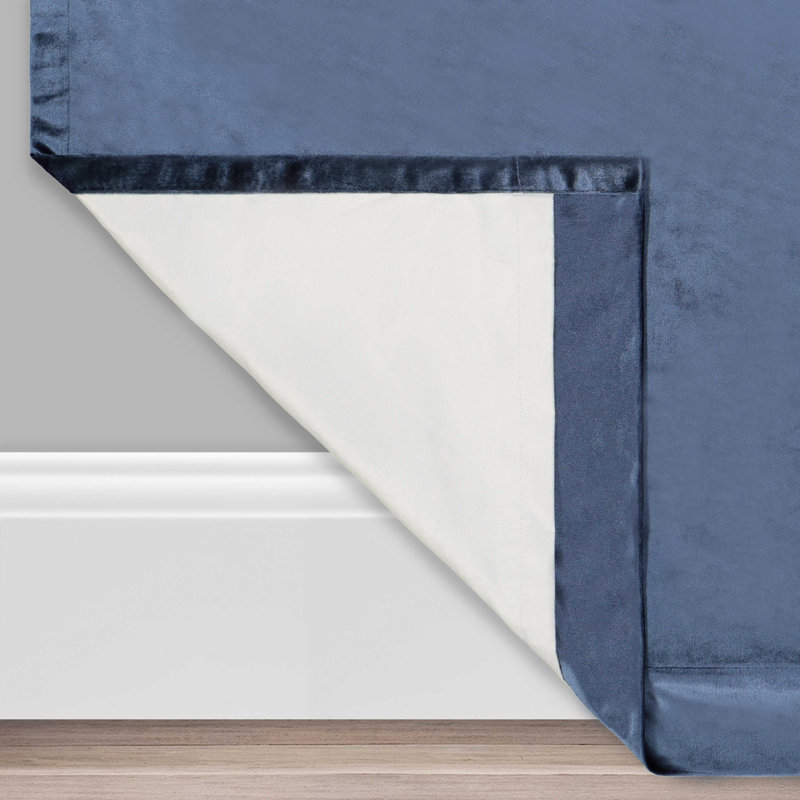 Curtain Single Panel, 50" W x 95" L, Navy