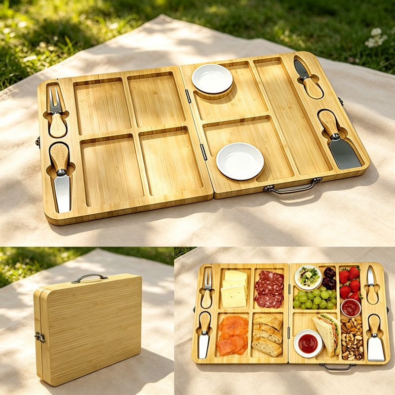 East Urban Home Bamboo Cheese Board