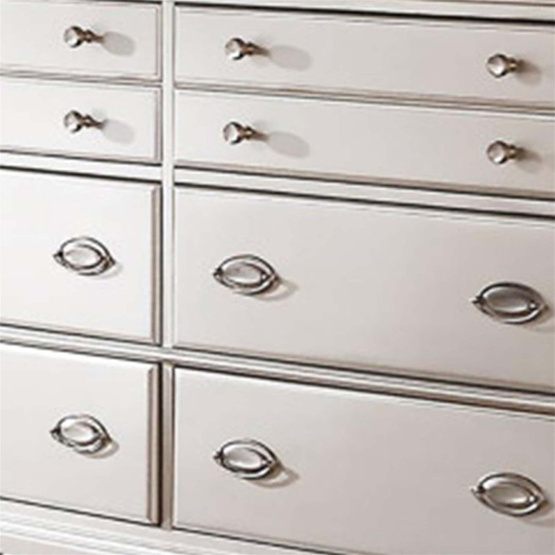 Commode élégante classique avec 6 tiroirs, meubles en contreplaqué pour le rangement et design moderne