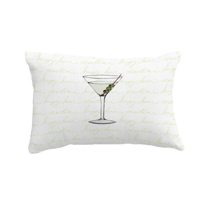 Outdoor Reversible Throw Pillow