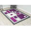 Tapis mauve / gris Costanza