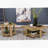 Square End Table With One Open Shelf