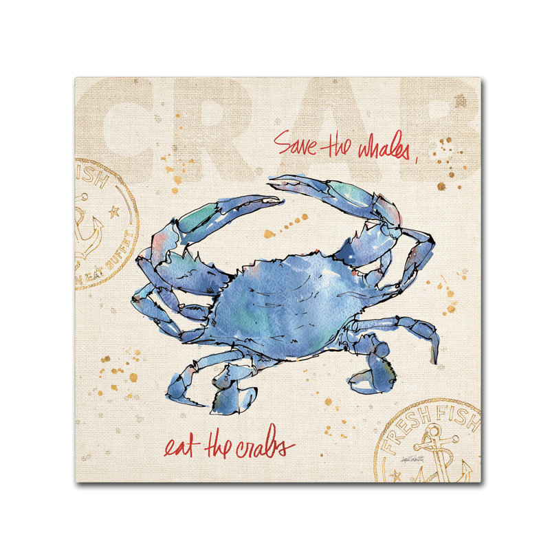 « côtier catch ii », reproduction d’impression sur toile tendue, H 14 po x l 14 po x P 2 po