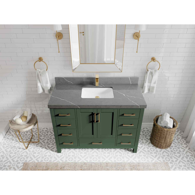 Ensemble de meuble-lavabo simple 48 po Malibu