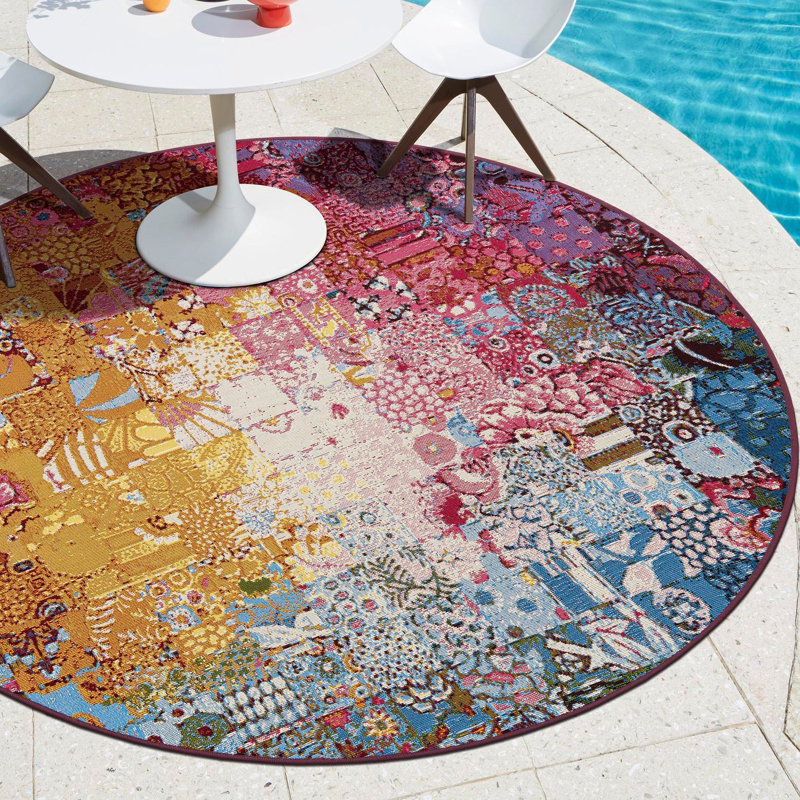 Tapis Luxe Hower, Rond 8 pi
