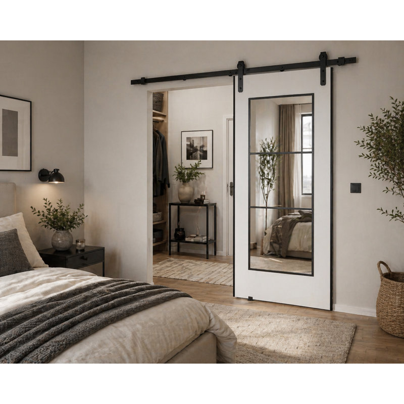 Ketterer Barn Door, 76cm x 205cm, White, 1