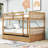 Katasia Rustic Full Over Full Wood Bunk Bed With Twin Trundle-227060191