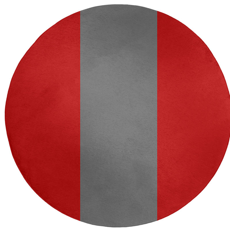 Chenille Indoor Rug, Round 5'