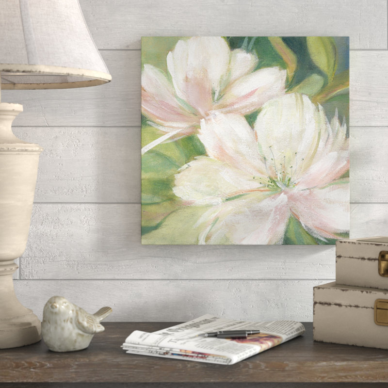 « tropic promesse i », reproduction de peinture à l’huile, Toile tendue, H 16 po x l 16 po x P 1,5 po