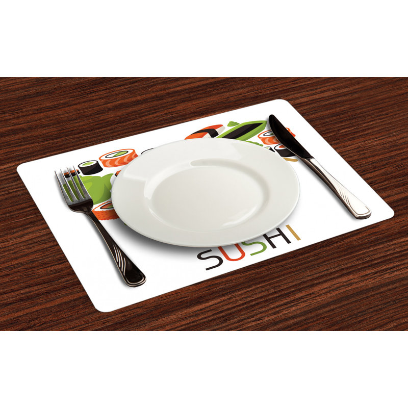 Polyester Food & Drink Rectangle Placemat