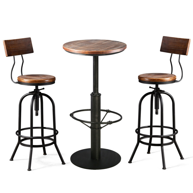 Maecie 2 - Person Pedestal Dining Set