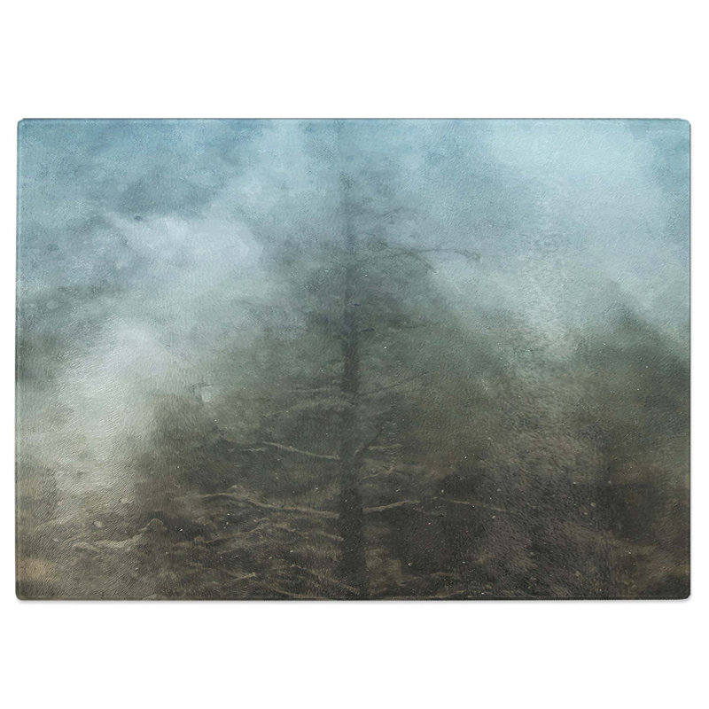 Tempered Glass Tree in Boulder Colorado in Abstract Chopping Board, 28.5 cm W x 20 cm L