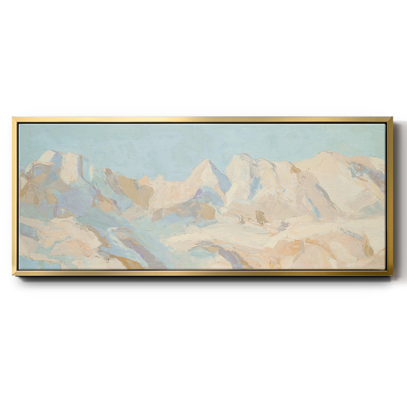 Mountain Scape- Framed Canvas, 20" H x 50" W