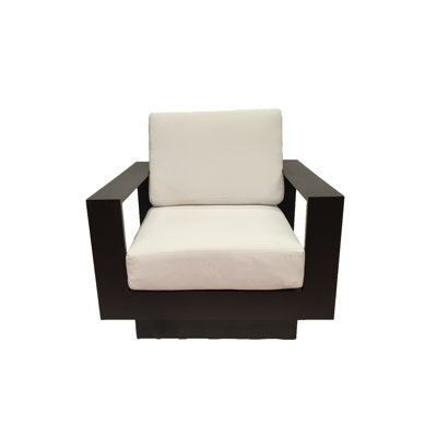 Sterling Outdoor Swivel Lounge Chair with Sunbrella Cushions