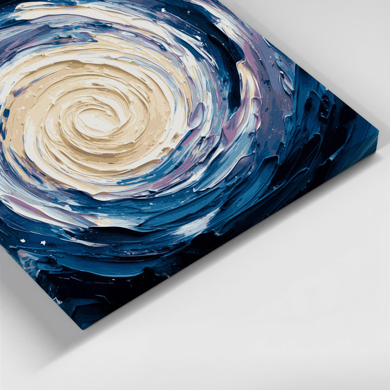 Art mural sur toile, espace galaxie de l'espace, H 16 po x l 20 po