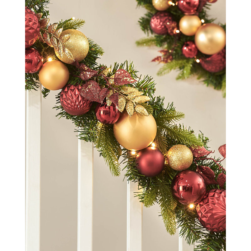 39.97cm Lighted Faux GARLAND with Lights
