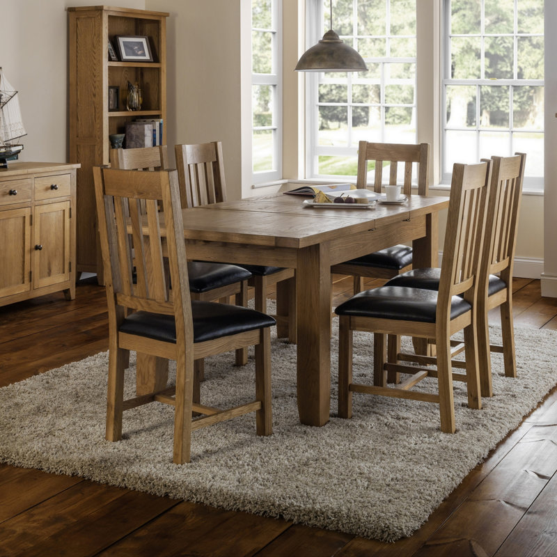 Side chair Set Nutmeg of Solid Wood
