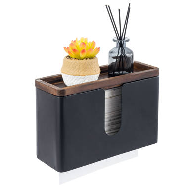 Latitude Run® Acrylic Wall/ Under Cabinet Mounted Paper Towel Holder