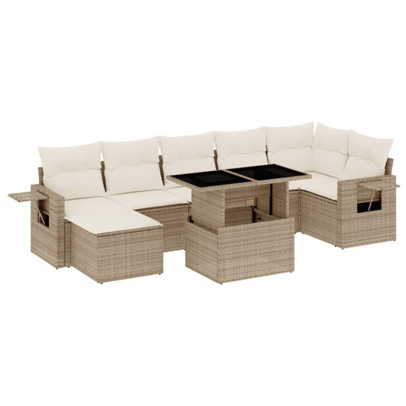 Vidaxl Garden Sofa Set Beige