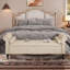 Banc de chambre 65 "avec rangement, bancs de lit en similicuir avec boutons capitonnés-1635608732