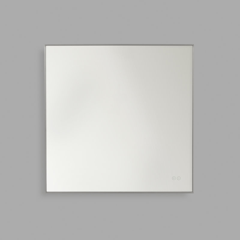 Cadre Square Mirror 30x30 from Generation Lighting , Brushed Nickel, 30" x 30"