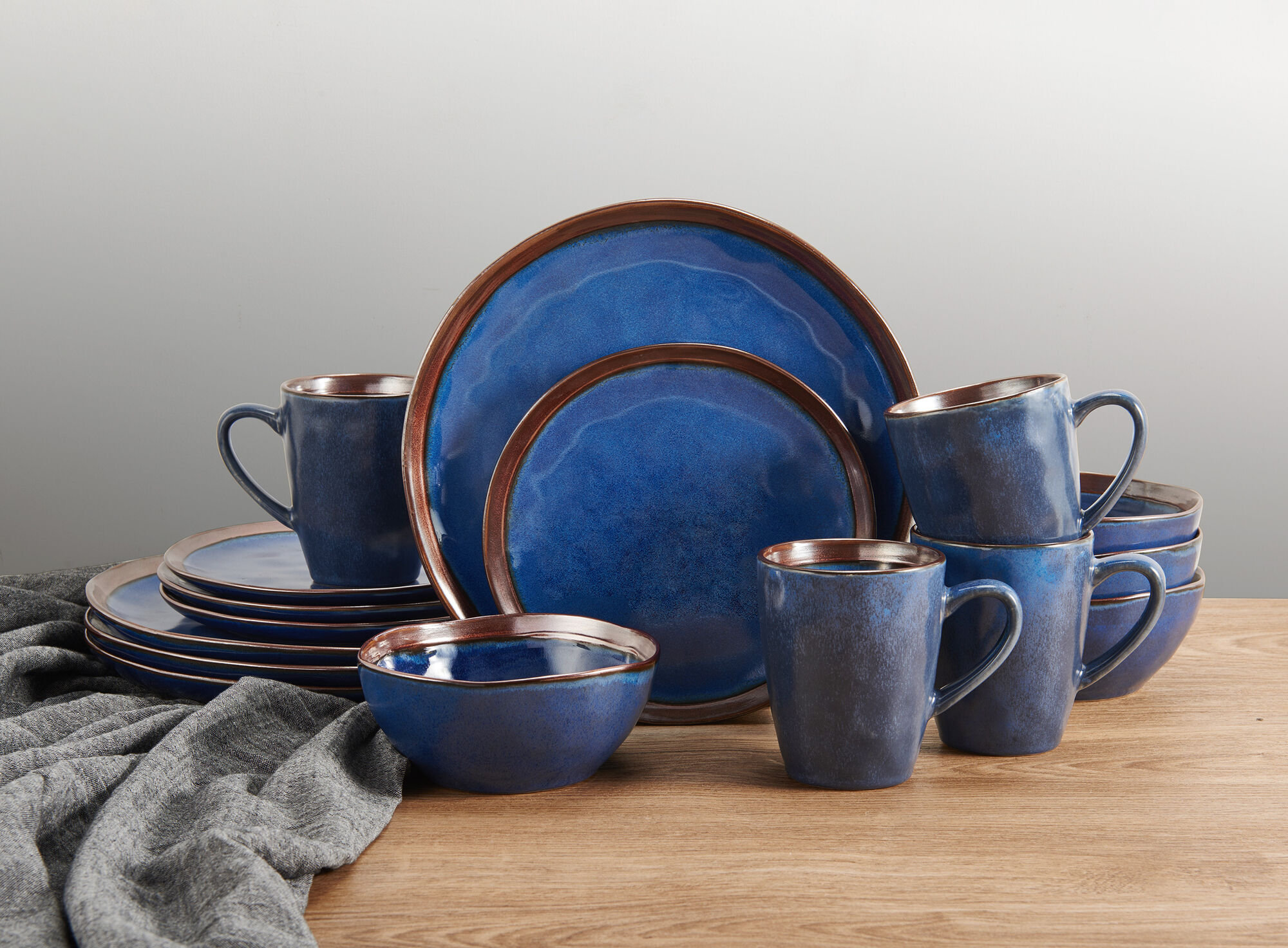 Mikasa Talia 16-Piece Stoneware Dinnerware Set, Service for 4 \u0026 Reviews |  Wayfair, image size:2000x1473