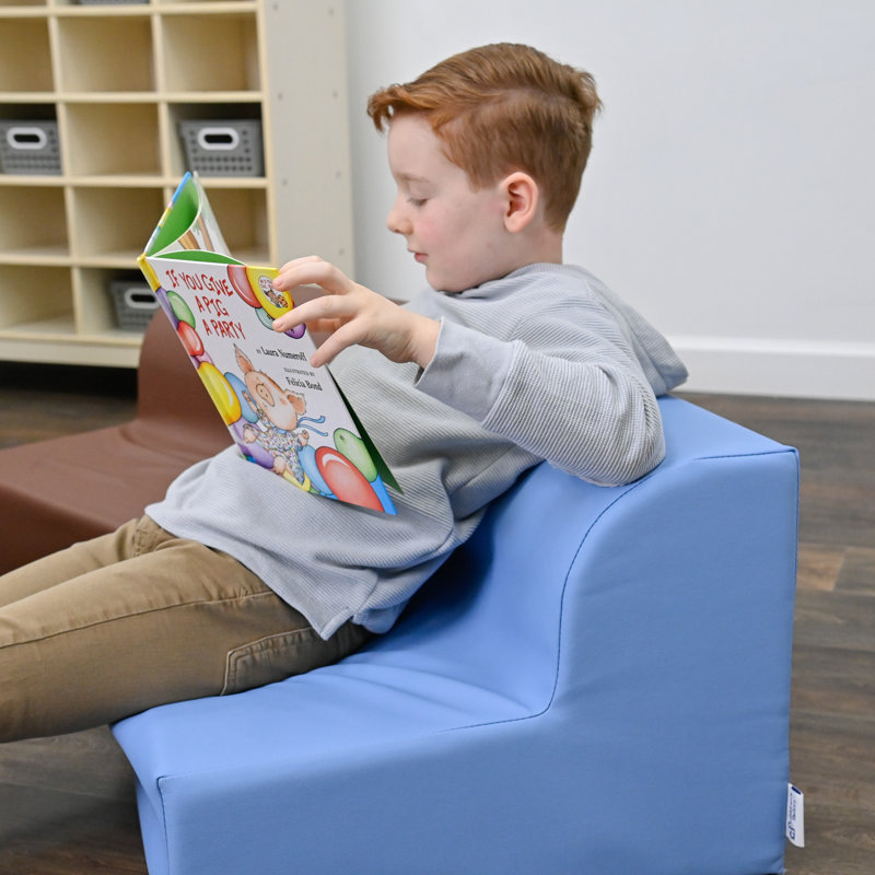 Soft Seating Loungers - 4 count, Blue/Brown/Green