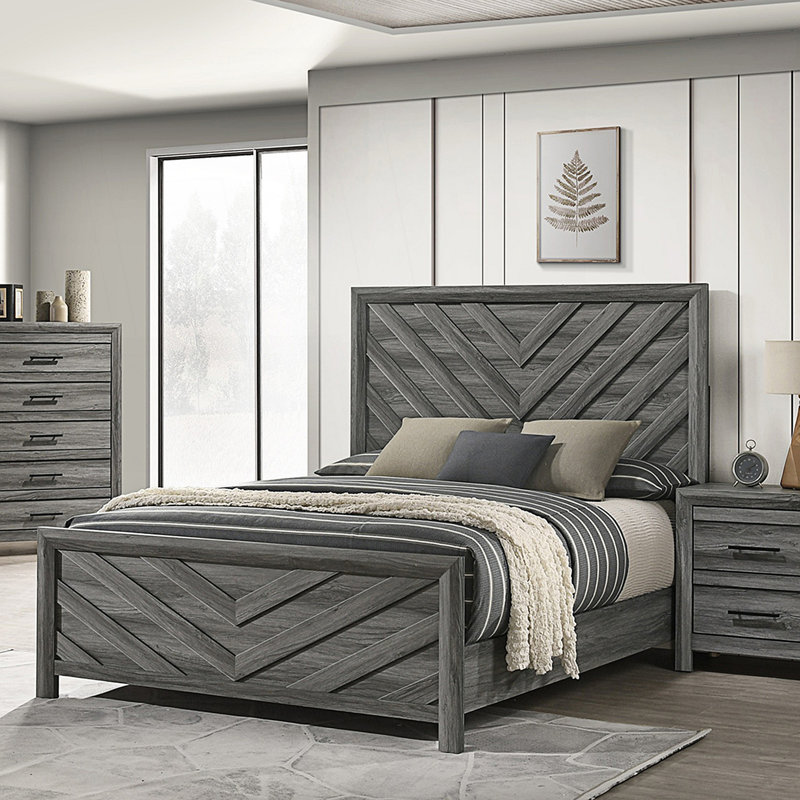 Lit simple de style moderne