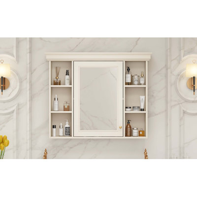 Miroir d'armoire à pharmacie mural l 35,51 po H 28,74 po Tarick