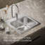 Staccato Top-Mount Single-Bowl Bar Sink with 3 Faucet Holes-18241273