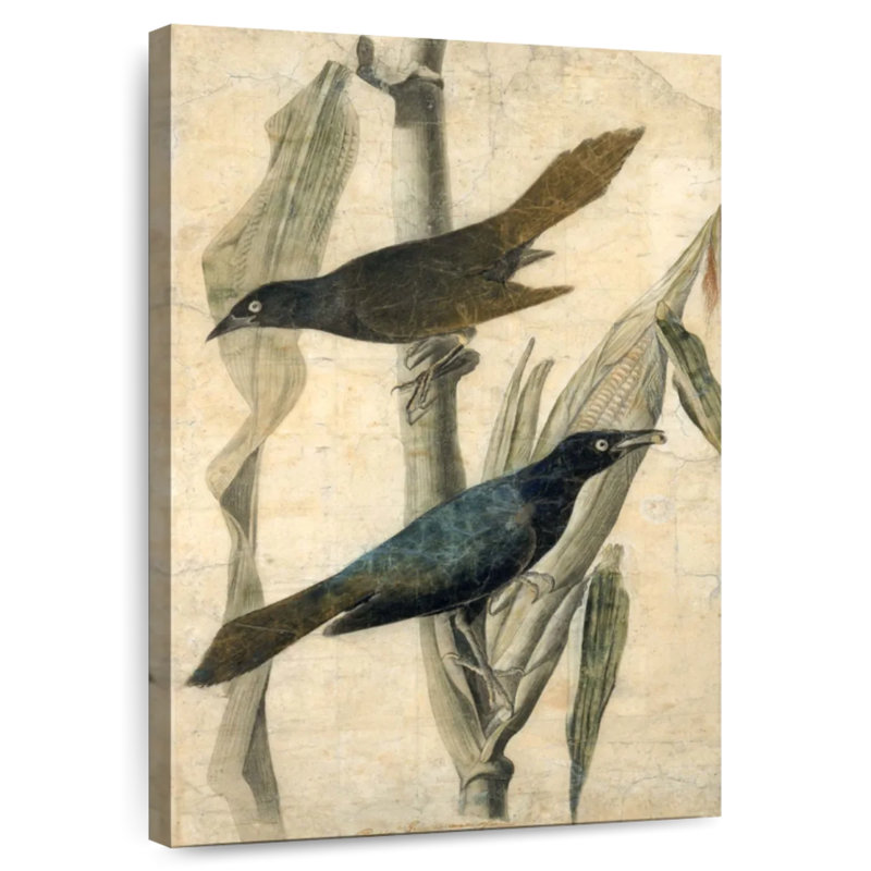 Brampt Purple Grackle, 51" H x 34" W