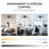 132cm LED Ceiling Fan with Dimmable Light Kit and Remote