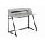 Computer Desk, Home Office, Laptop, Storage Shelves, Work, Black Metal, Contemporary, Modern