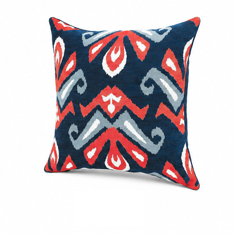 Mannion Geometric Cotton Blend Throw Pillow, 18.8" H x 18.8" W