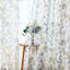 Ensemble de 2 panneaux de rideaux diaphanes à motif floral avec passe-tringle-243059544-259993492