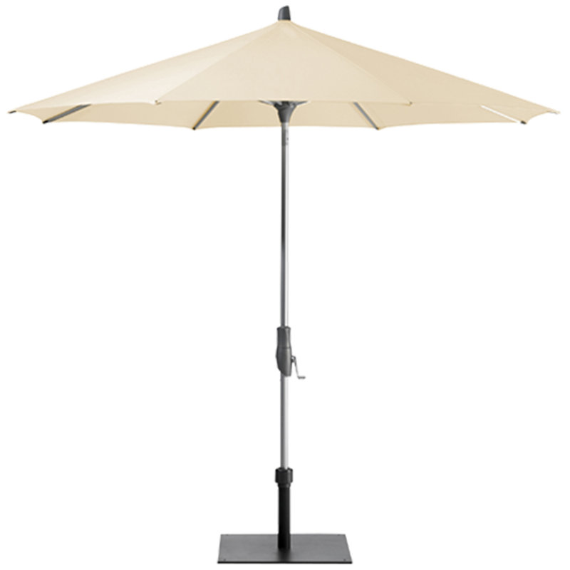 Flanagan Market Parasol, Cream, 275cm H x  330cm W x 330cm D
