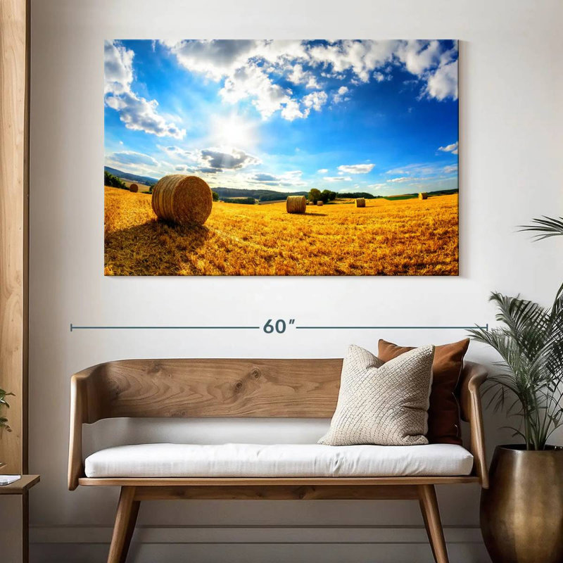 Alvord Sunny Hay Field, 34" H x 51" W