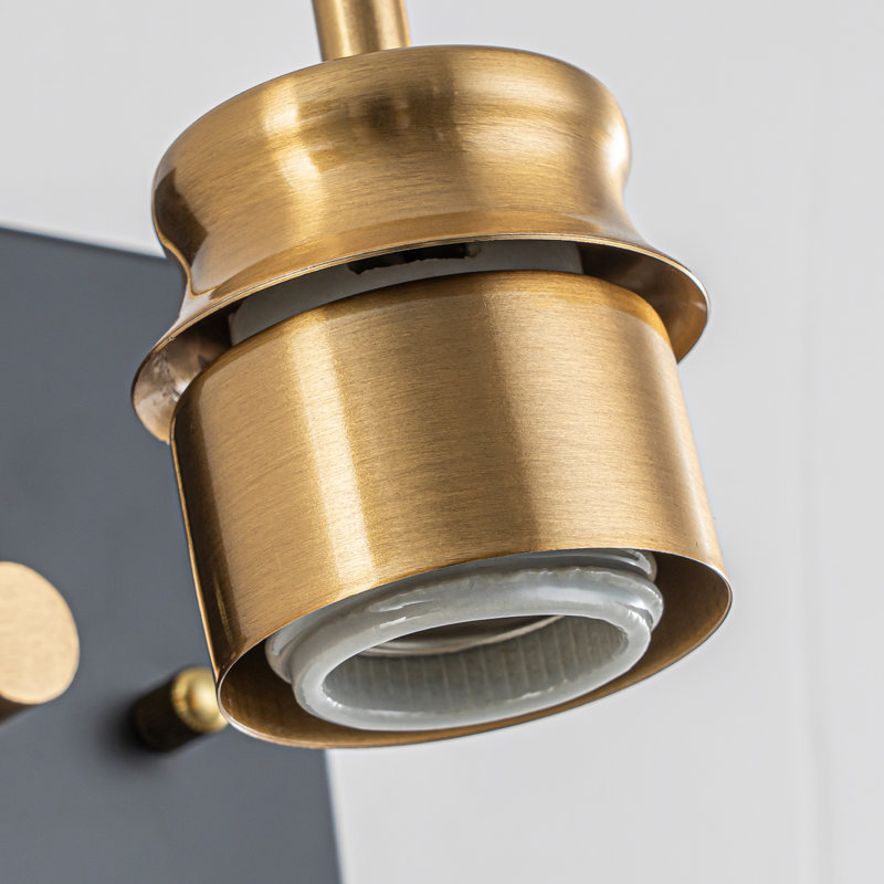 Éclairage pour meuble-lavabo à intensité variable Montalto, Noir mat / Or, 1 Light