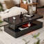 Table basse à DEL ultra brillante avec rangement Abdulmalek, noir-887915162-957907577